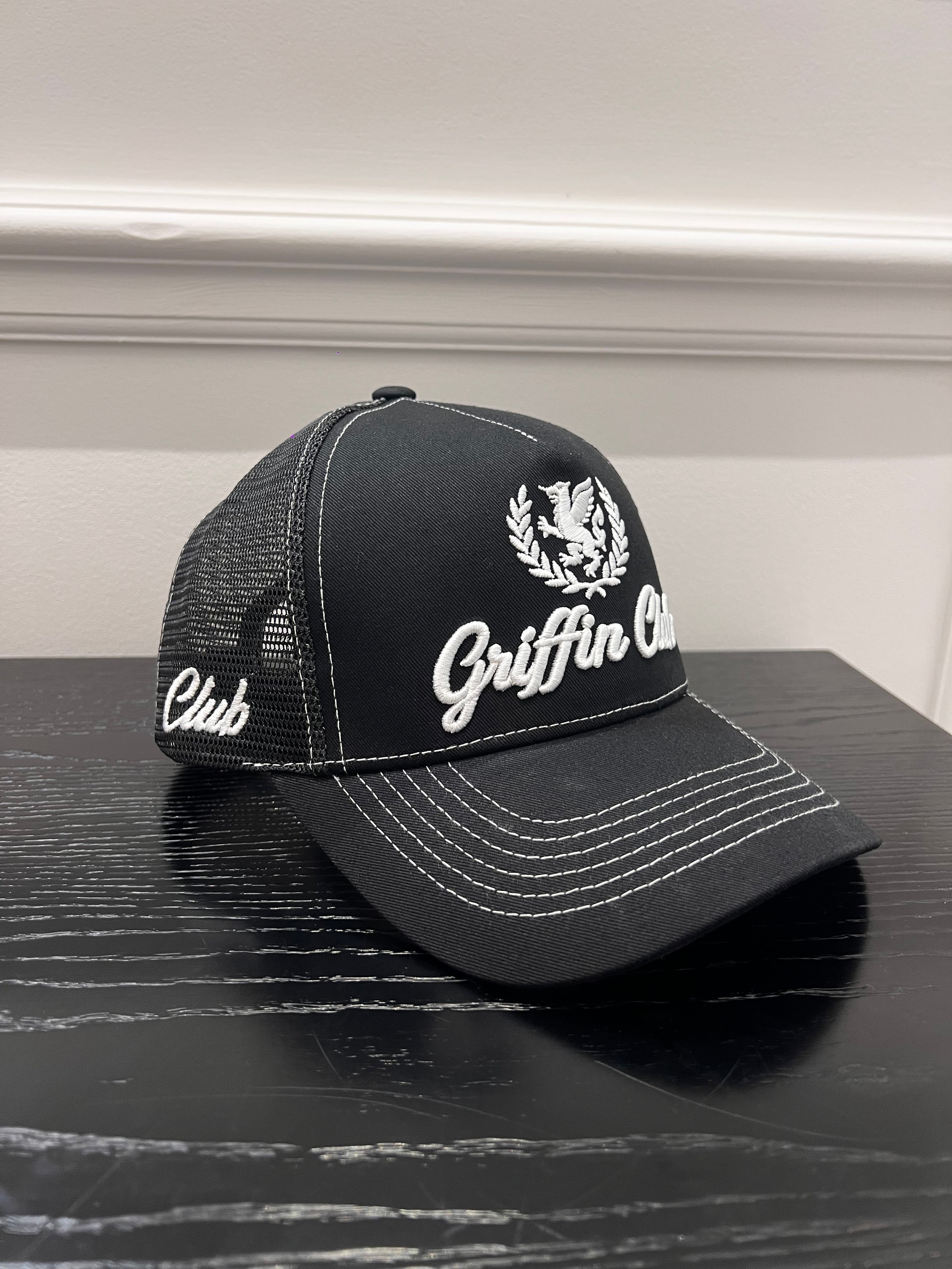 Black/ White stitching - Griffin Club Hat